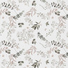 Printed Cotton AZAYA White / Green